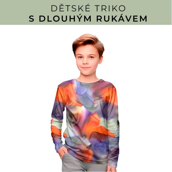 DĚTSKÝ střih - triko dlouhý rukáv
