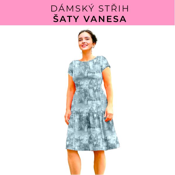 Dámský střih šaty Vanesa