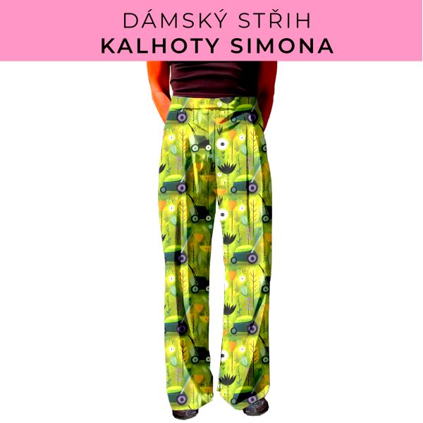 Dámský střih - kalhoty Simona