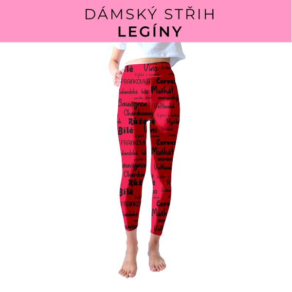 DÁMSKÝ střih - legíny SPORT - SLIM FIT