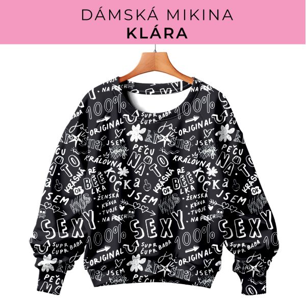 DÁMSKÝ střih - mikina Klára