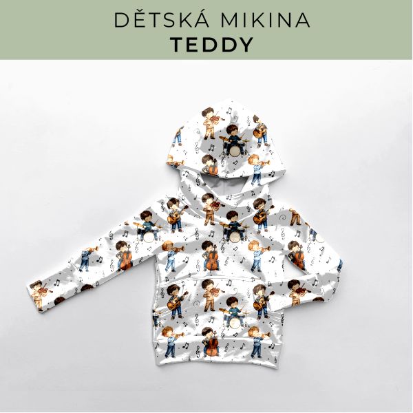 DĚTSKÝ střih - Mikina Teddy
