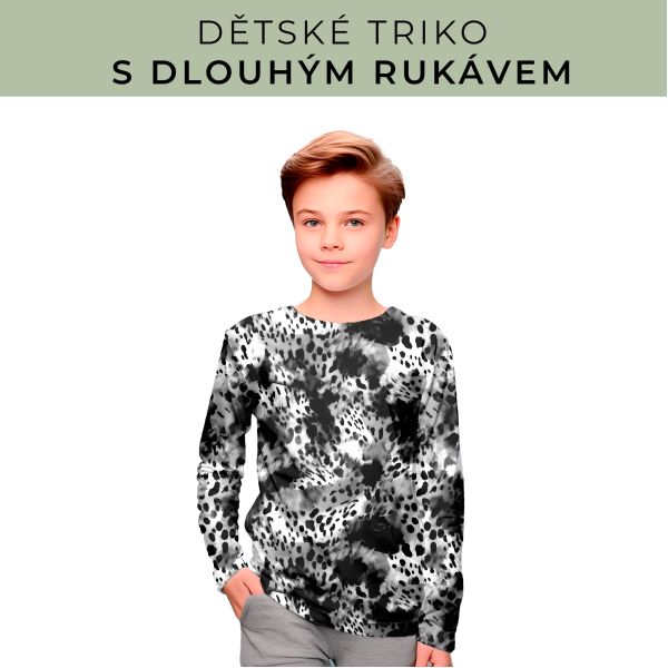 DĚTSKÝ střih - triko dlouhý rukáv