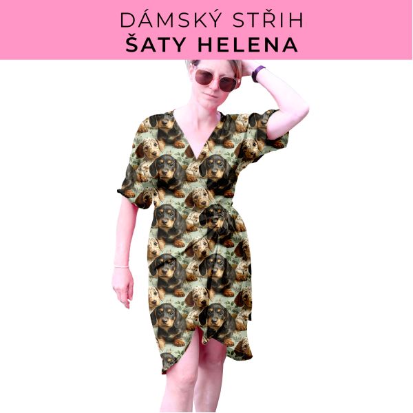 Dámský střih na šaty  Helena