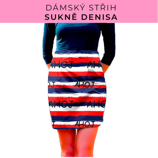 Dámský střih - Dámská sukně Denisa