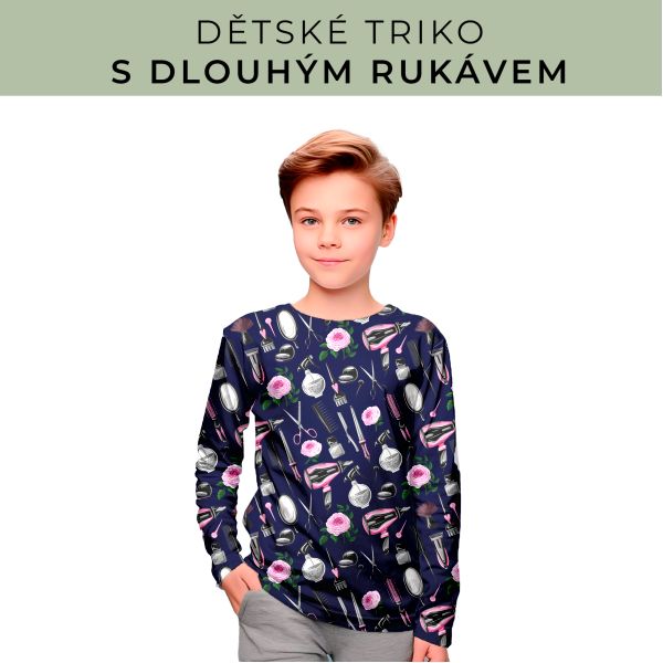 DĚTSKÝ střih - triko dlouhý rukáv
