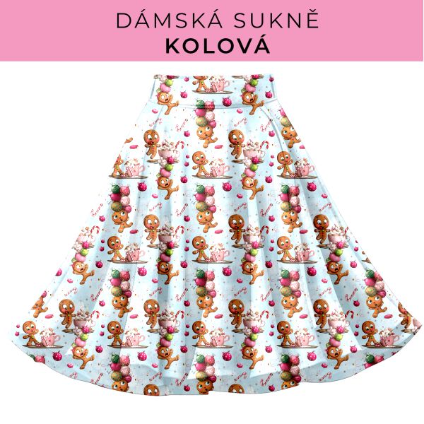 DÁMSKÝ střih - Kolová sukně