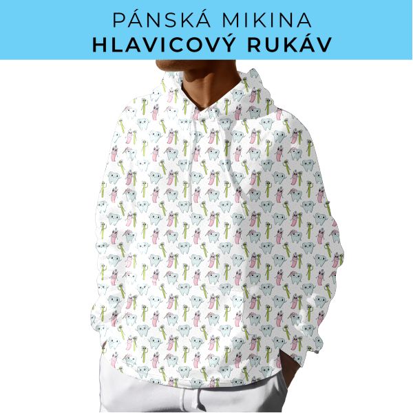 PÁNSKÝ střih - mikina s kapucí