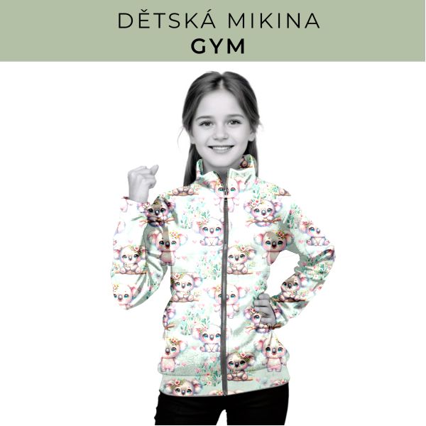 Dětská střih - mikina GYM