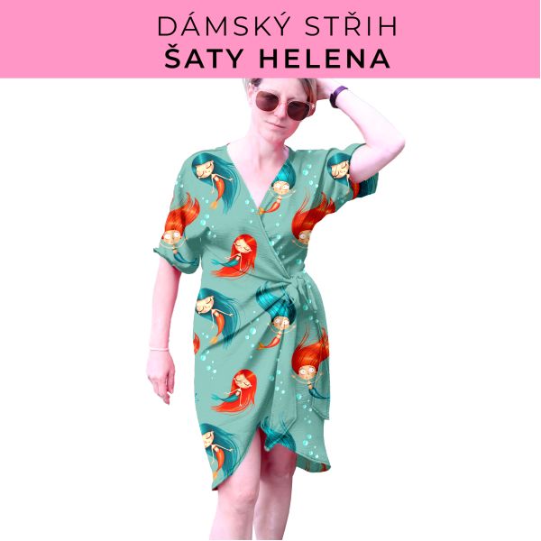 Dámský střih na šaty  Helena