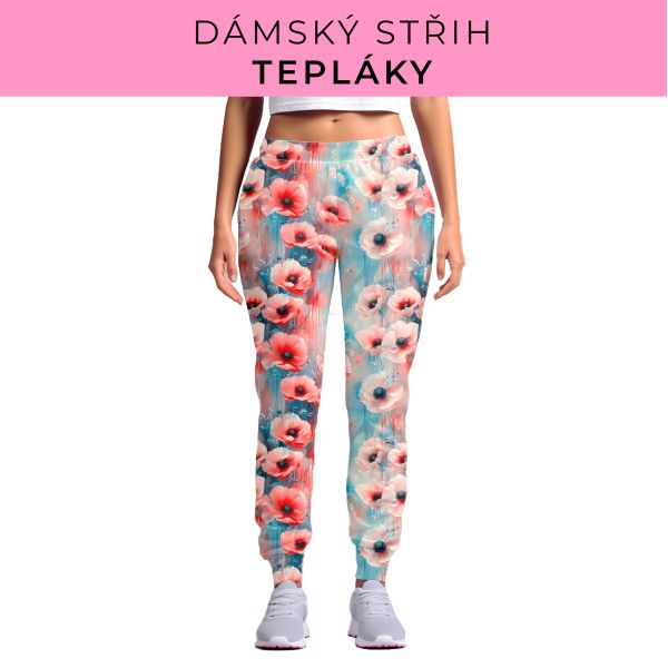 DÁMSKÝ střih - tepláky