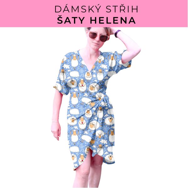 Dámský střih na šaty  Helena