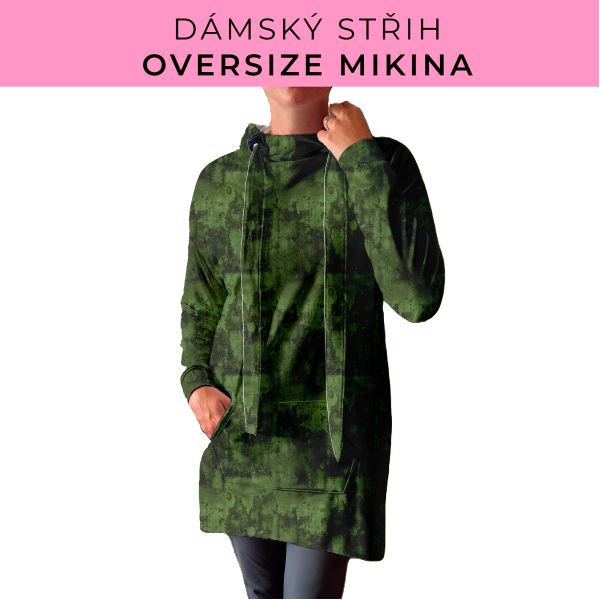 DÁMSKÝ střih - Oversize mikina
