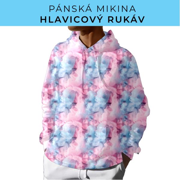 PÁNSKÝ střih - mikina s kapucí