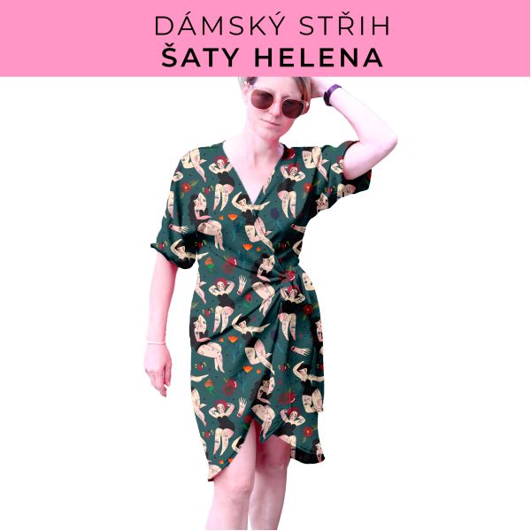 Dámský střih na šaty  Helena