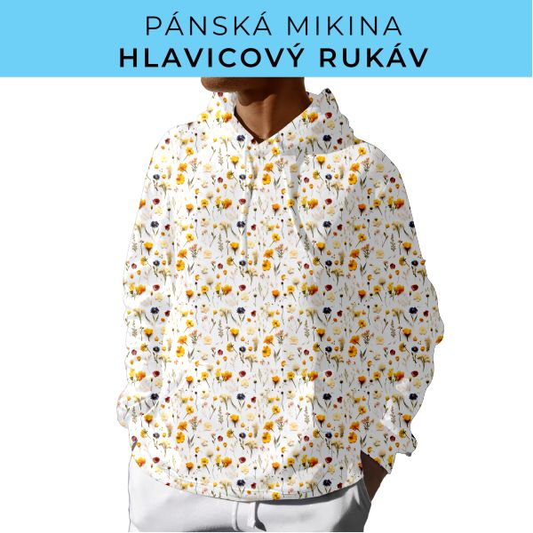 PÁNSKÝ střih - mikina s kapucí