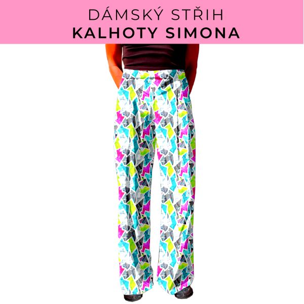 Dámský střih - kalhoty Simona