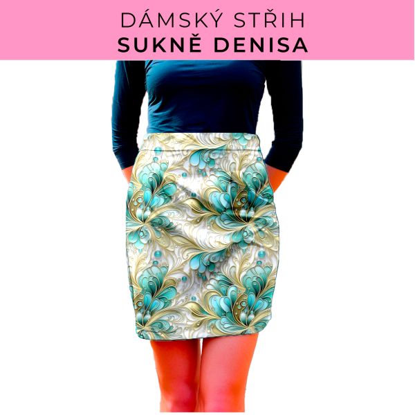 Dámský střih - Dámská sukně Denisa