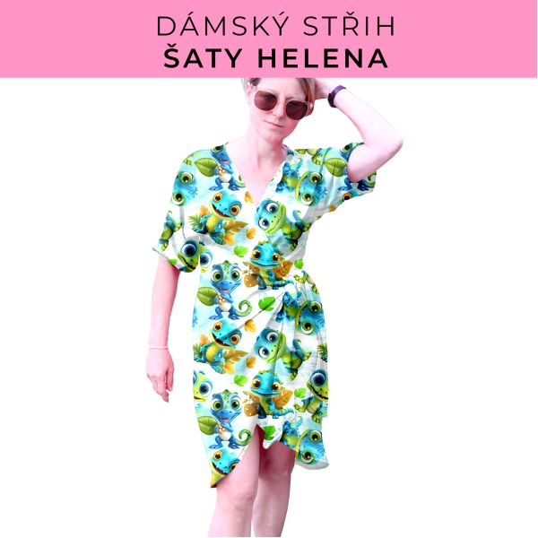Dámský střih na šaty  Helena