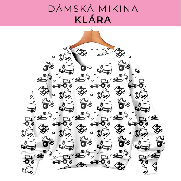 DÁMSKÝ střih - mikina Klára