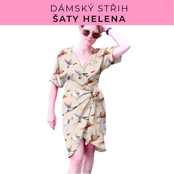 Dámský střih na šaty  Helena