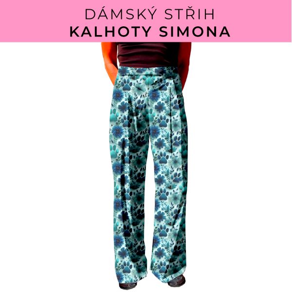 Dámský střih - kalhoty Simona
