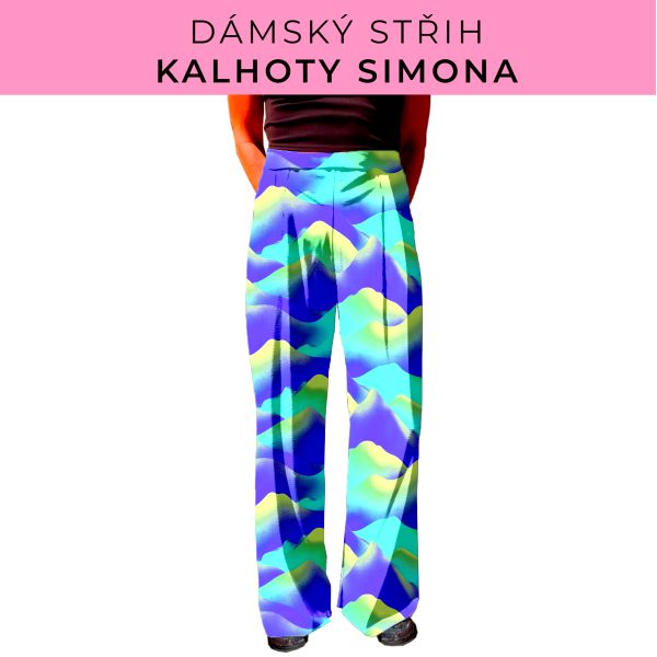 Dámský střih - kalhoty Simona
