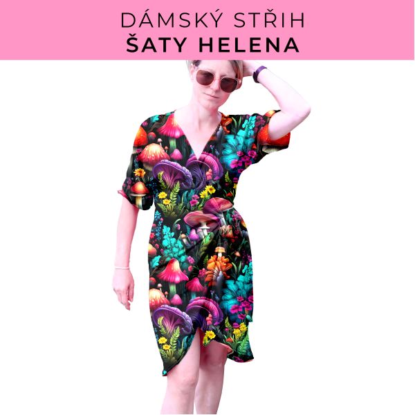 Dámský střih na šaty  Helena
