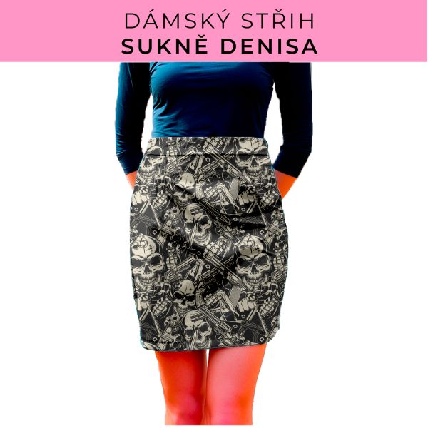 Dámský střih - Dámská sukně Denisa