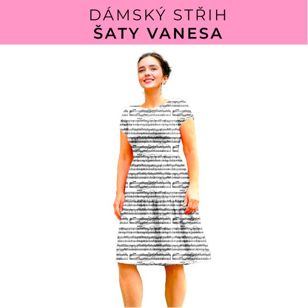 Dámský střih šaty Vanesa
