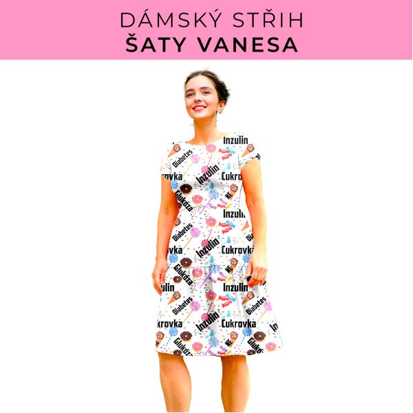 Dámský střih šaty Vanesa