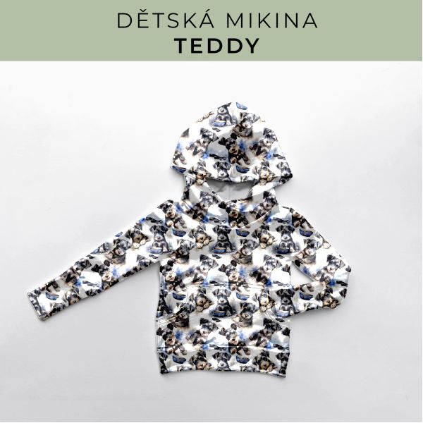 DĚTSKÝ střih - Mikina Teddy