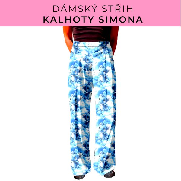 Dámský střih - kalhoty Simona