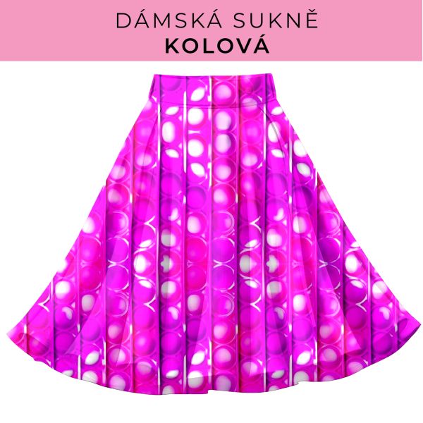 DÁMSKÝ střih - Kolová sukně