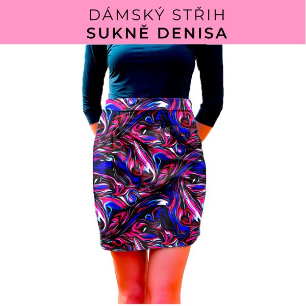 Dámský střih - Dámská sukně Denisa