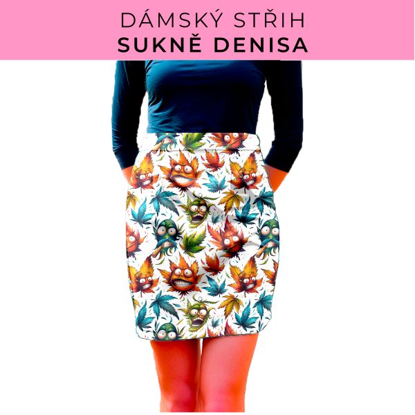 Dámský střih - Dámská sukně Denisa