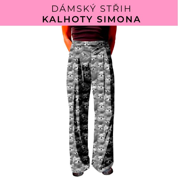 Dámský střih - kalhoty Simona