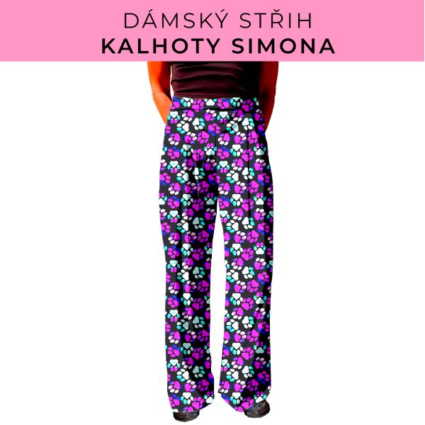 Dámský střih - kalhoty Simona