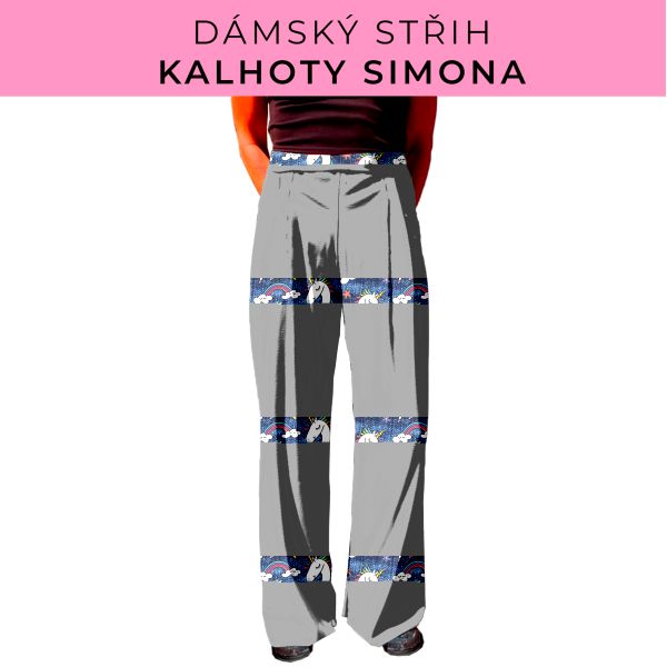 Dámský střih - kalhoty Simona