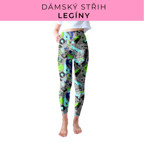 DÁMSKÝ střih - legíny SPORT - SLIM FIT