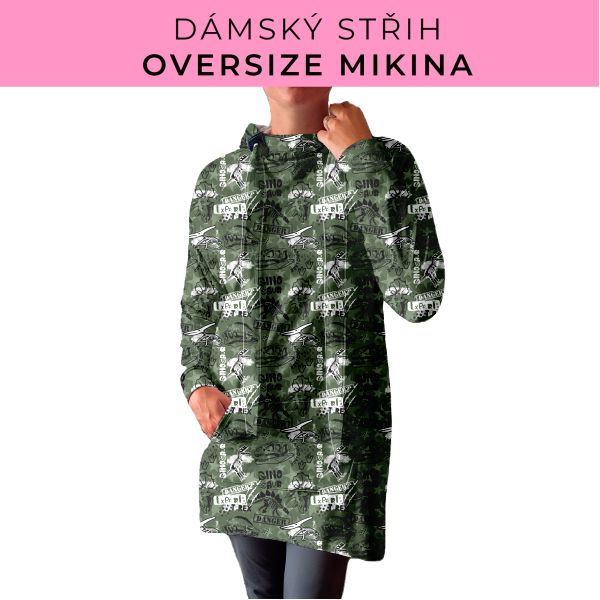 DÁMSKÝ střih - Oversize mikina