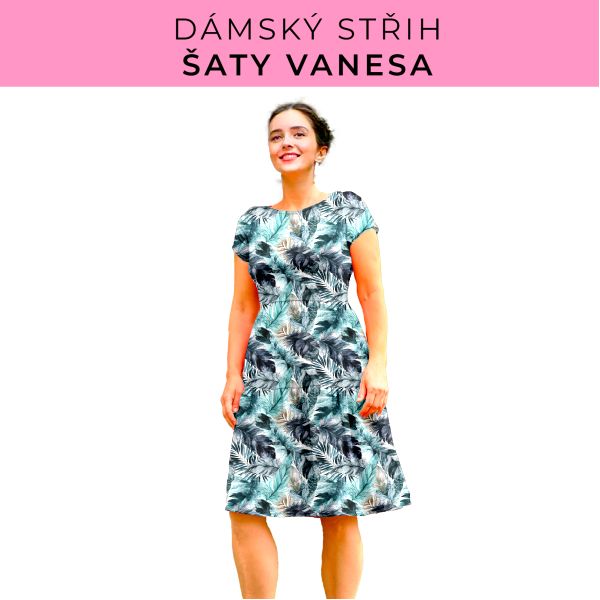 Dámský střih šaty Vanesa
