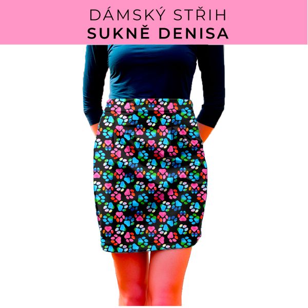Dámský střih - Dámská sukně Denisa