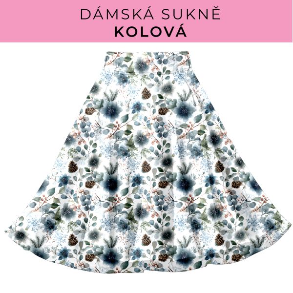DÁMSKÝ střih - Kolová sukně
