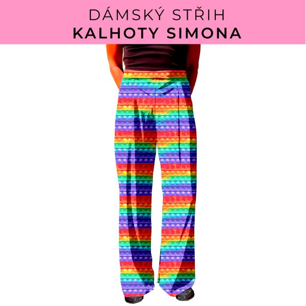 Dámský střih - kalhoty Simona