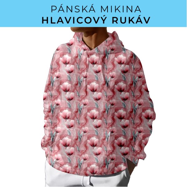PÁNSKÝ střih - mikina s kapucí