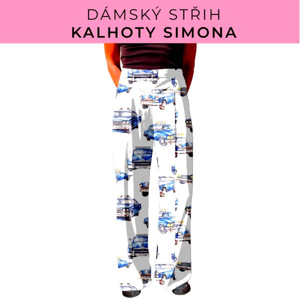 Dámský střih - kalhoty Simona