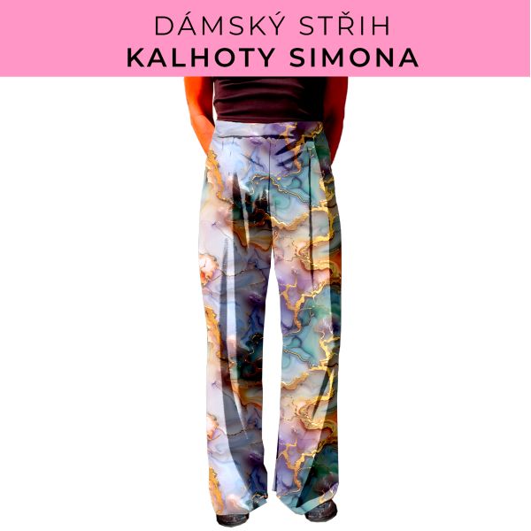 Dámský střih - kalhoty Simona