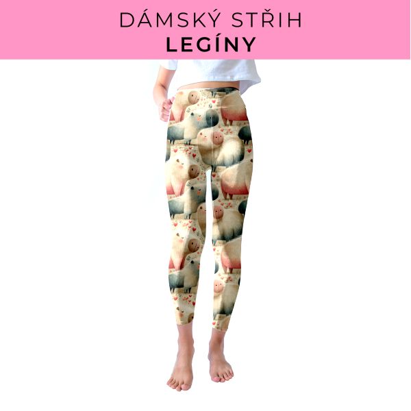 DÁMSKÝ střih - legíny SPORT - SLIM FIT