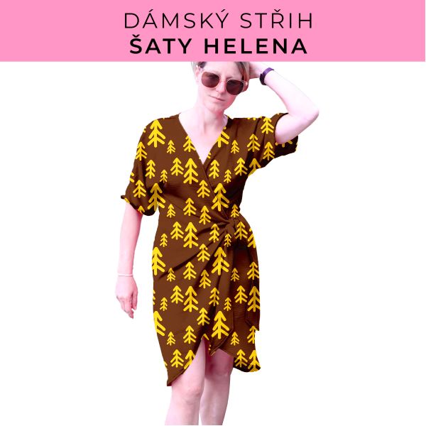 Dámský střih na šaty  Helena